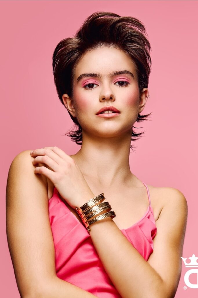43. Volumized Short Layered Pixie Cut