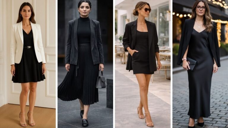 20 Black Dress and Blazer Outfits That Are Chic and Versatile
