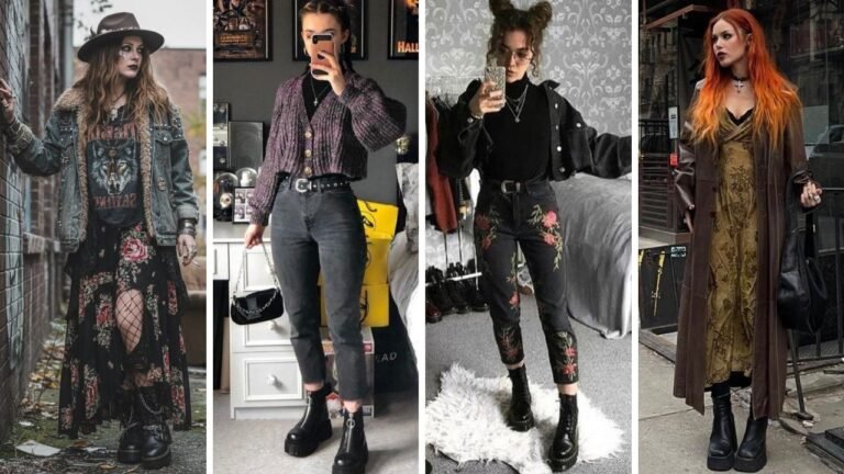 20 Boho Grunge Outfits That Blend Hippie and 90s Edge