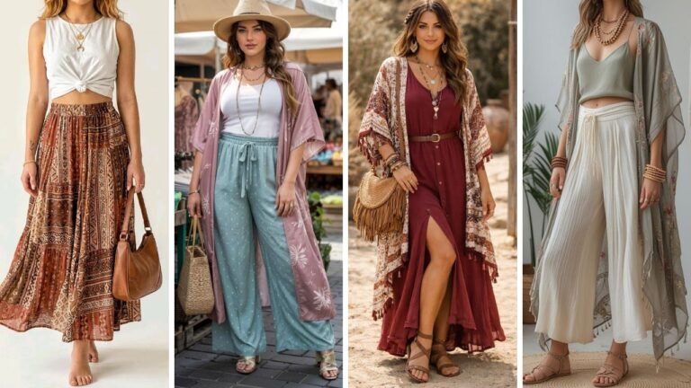 20 Boho Outfits for Women That Capture Free-Spirited Style