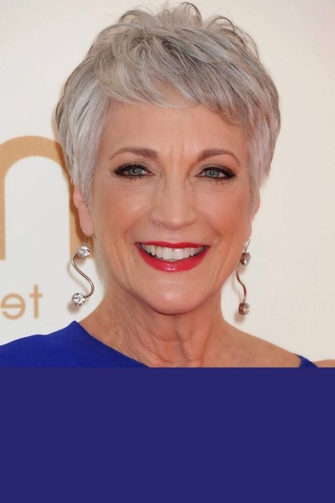 Classic Pixie Cut with Layered Bangs