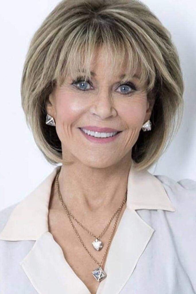 Feathered Bob with Light Bangs