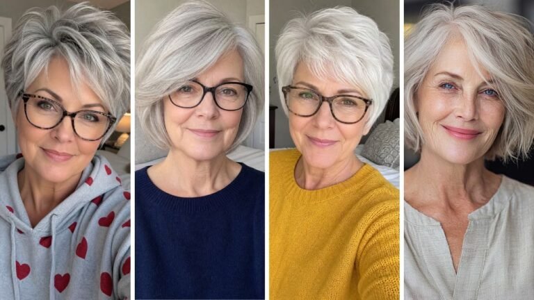 Choppy Bob Hairstyles for Over 60