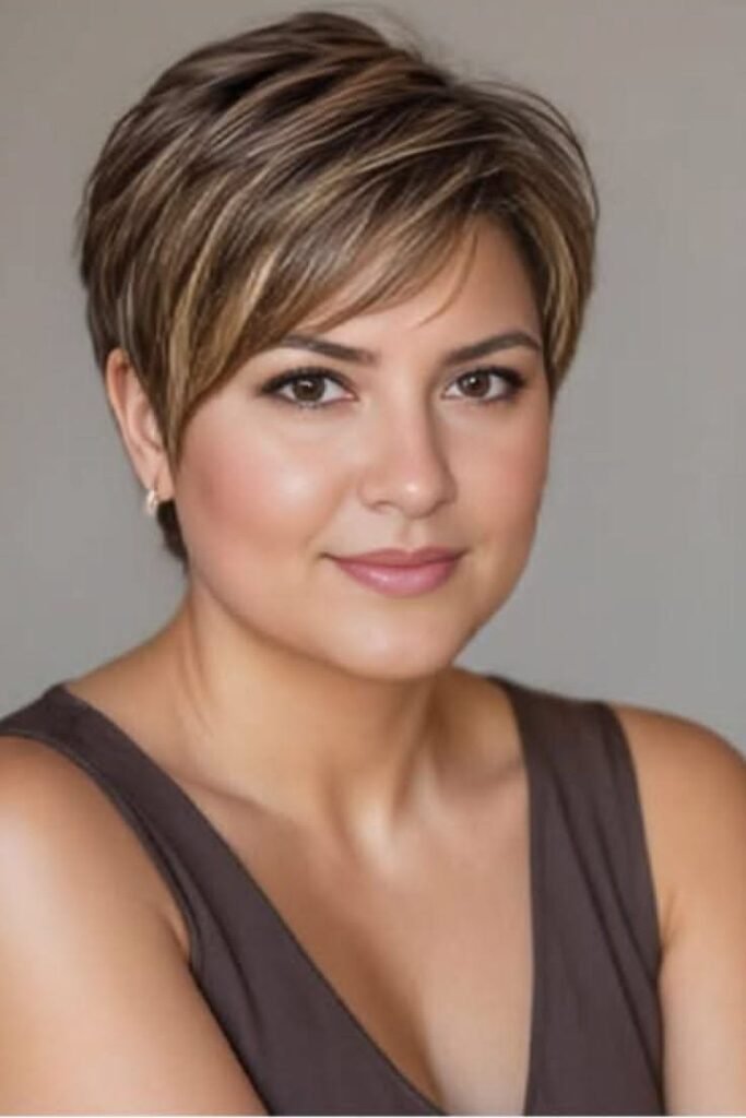 Highlights and Lowlights Pixie Cut