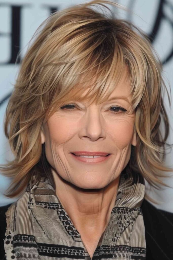 Layered Shag with Wispy Bangs