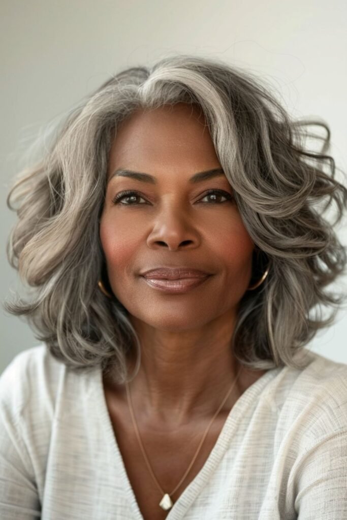 Layered Voluminous Wavy Cut