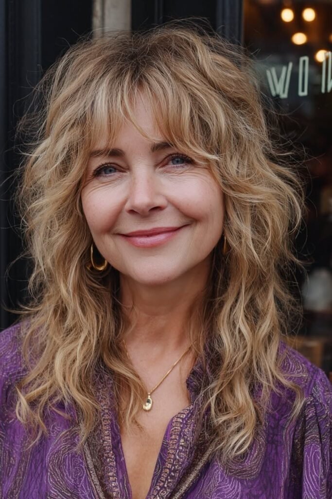 Long Layered Hair with Face-Framing Highlights