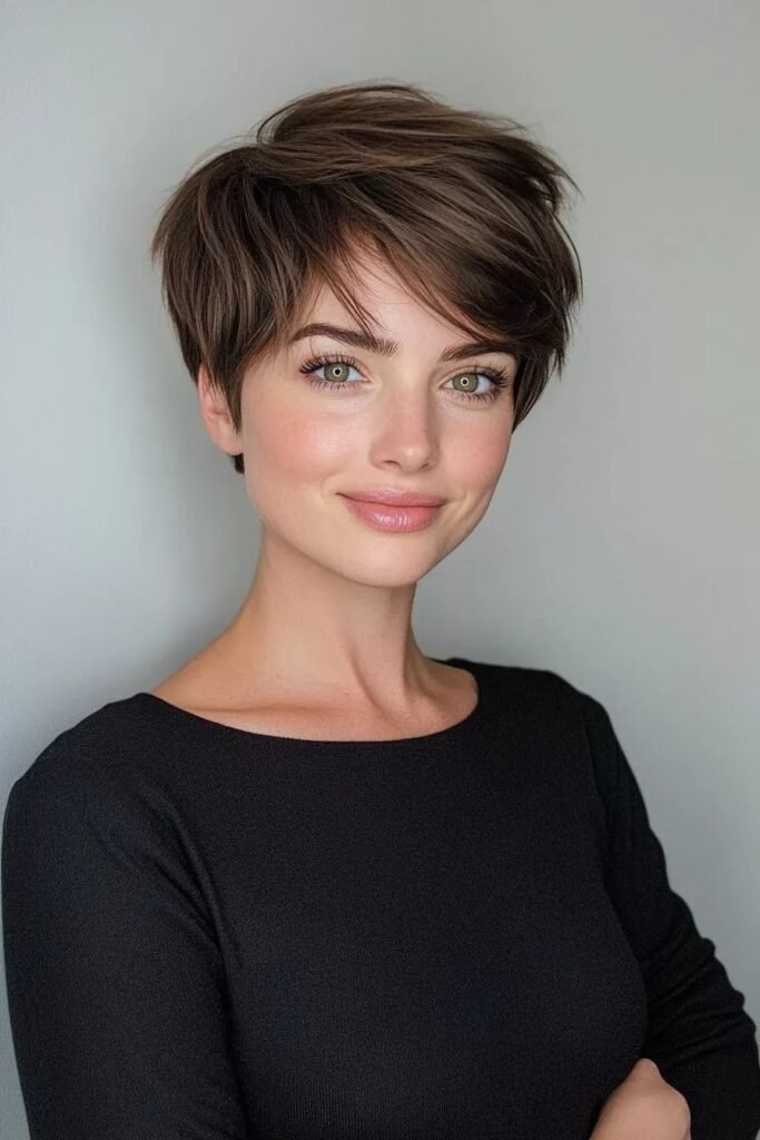 Piecey Pixie Cut with Soft Layers