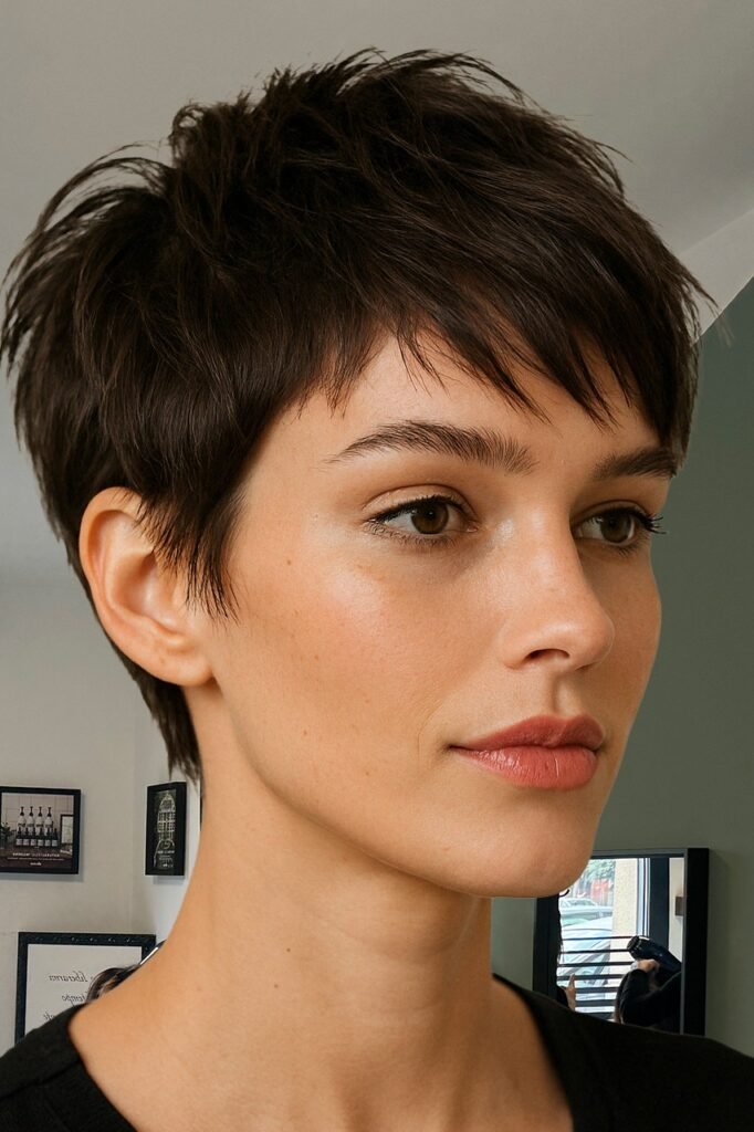 59. Polished Short Pixie Cut