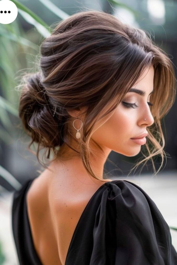 Romantic Textured Low Bun
