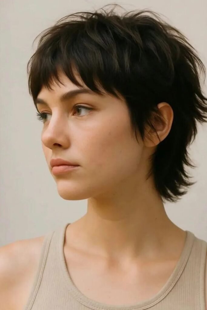 41. Shaggy Textured Pixie Cut