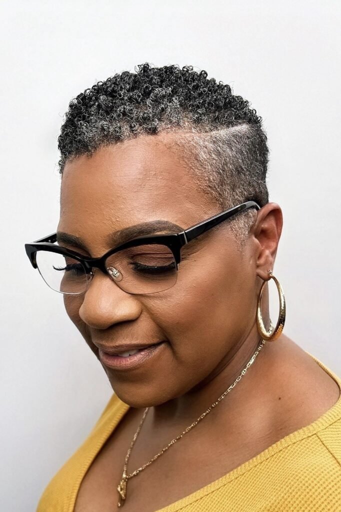 Short Tapered Cut with Precision Side Part