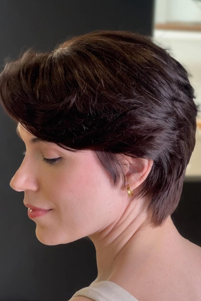 Soft Layered Pixie Cut with Gentle Volume