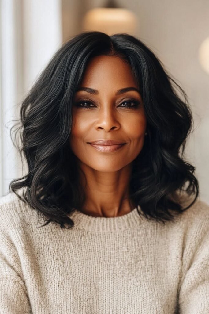 Soft Wavy Lob