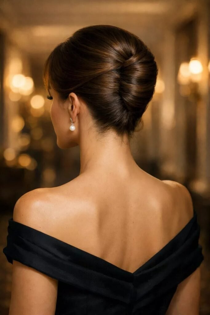 Sophisticated French Twist Updo