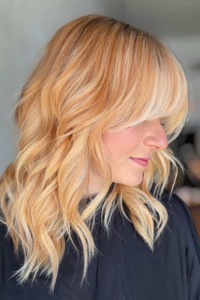 Textured Bob with Curtain Bangs (Sixth Variation)