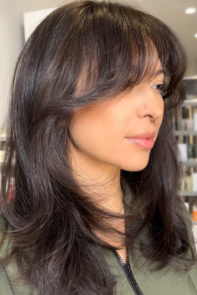 Textured Shoulder-Length Cut with Soft Layers