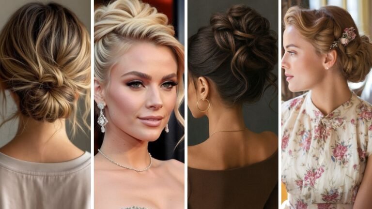 20 Beautiful Updo Hairstyles for Women Over 40 That Are Elegant and Modern