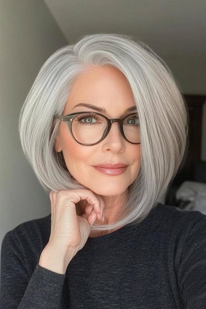 Polished Straight Inverted Bob