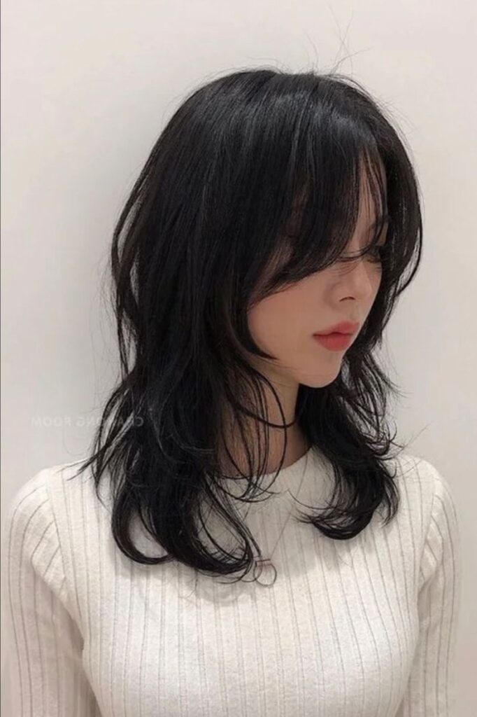 Short Wolf Cut with Soft Dark Layers
