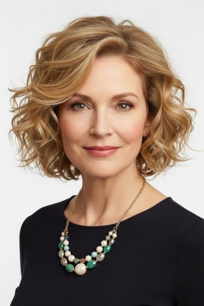 Wavy Textured Bob with Soft Layers