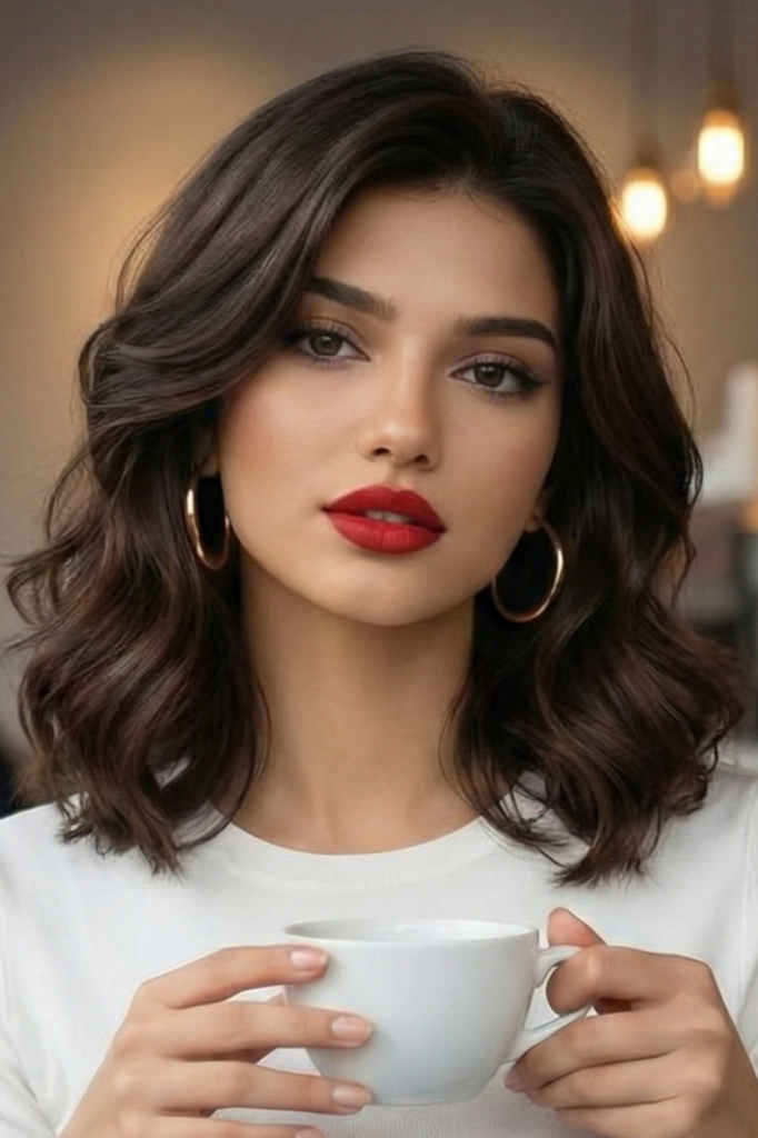 Medium-Length Soft Waves with Side Part
